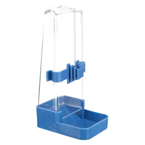 Großer rechteckiger Tränke-/Futterspender 200 ml/16 cm